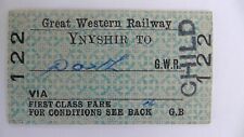 Railway ticket ynyshir for sale  MILTON KEYNES