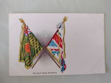 Postcard flags south for sale  POTTERS BAR