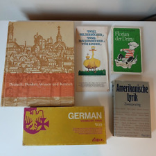 Usado, Lote de cartões de vocabulário vintage de estudo de aprendizado de língua alemã livros poesia gramática comprar usado  Enviando para Brazil
