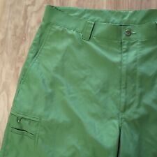 Callaway Golf  Shorts Green Stretch Mens Size 36 - Side Pocket, Flat Front for sale  Shipping to South Africa