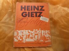 Heinz gietz erfolge gebraucht kaufen  Elztal