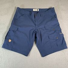 Shorts cargo masculino Fjallraven G-1000 40 azul ripstop vida externa Pro 11" costura interna comprar usado  Enviando para Brazil