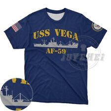 Camiseta masculina manga curta USS VEGA AF-59 comprar usado  Enviando para Brazil