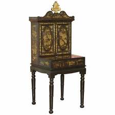 SUBLIME 19TH CHINESE LACQURERED DRESSING TABLE VANITY UNIT WRITING TABLE OR DESK, used for sale  Shipping to South Africa