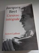 Jacques brel oeuvre d'occasion  Lure