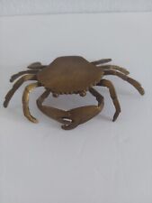 Used, Vintage Brass Crab Hinged Ashtray Coastal Decor for sale  Shipping to South Africa