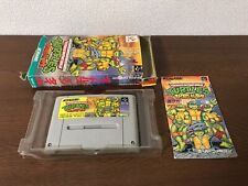 Nintendo Super Famicom SFC Teenage Muntant Ninja Turtles In Time Japão TMNT comprar usado  Enviando para Brazil