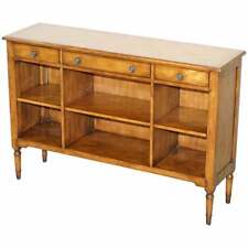 MADE IN ENGLAND MULTIYORK SOLID OAK TRIPLE DRAWER SIDEBOARD BOOKCASE CUPBOARD, used for sale  Shipping to South Africa