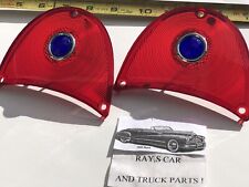 Usado, NOVO PAR DE LENTES DE LANTERNA TRASEIRA 1957 CHEVROLET BEL AIR / 150 E 210 PONTO AZUL! comprar usado  Enviando para Brazil