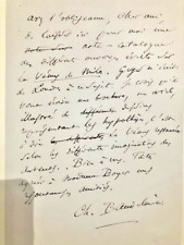 Baudelaire lettre autographe d'occasion  Lesneven