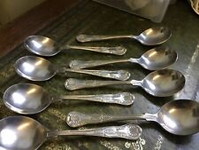 kings pattern soup spoons for sale  SURBITON