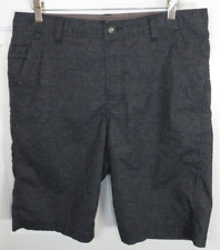 Pantalones cortos de surco Prana para hombre 34x11 brezo ligero elástico mezcla de cáñamo segunda mano  Embacar hacia Argentina