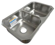 Moen GS20210 Stainless Steel 2000 Series Undercounter Double Basin Kitchen Sink, used for sale  Shipping to South Africa