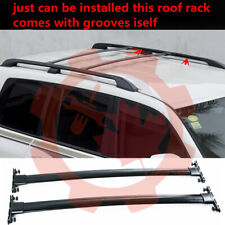 For Toyota Land Cruiser LC200 2008~2019 Black Aluminum Alloy Roof Rack Cross Bar, used for sale  Shipping to South Africa