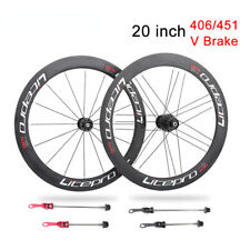 Conjunto de rodas de bicicleta dobráveis 20er 06/451 8-11 velocidades aro de parede dupla rodas de bicicleta MTB comprar usado  Enviando para Brazil
