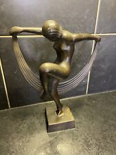 Art deco bronzed for sale  GREAT YARMOUTH