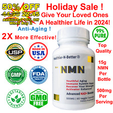1NMN Resveratrol Anti-Aging Antioxidant Sex Sports Energy Joint Health Sleep Aid for sale  Shipping to South Africa