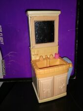FISHER PRICE Loving Family Dollhouse BATHROOM VANITY SINK Medicine Cabinet for sale  Shipping to South Africa