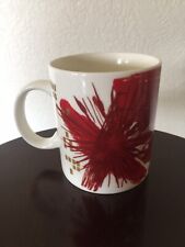 Caneca xícara de café Starbucks flor vermelha ouro Starburst 14 oz 2014 cabo de cerâmica  , usado comprar usado  Enviando para Brazil