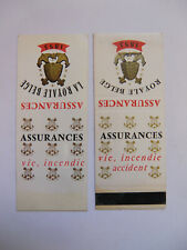 Year matchbooks french d'occasion  Expédié en Belgium