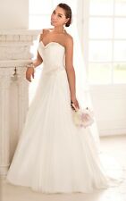 UK Stock Fabulous Chiffon Wedding Dress Size 8 10 12 14 16 18 20 22 Custom Made for sale  Shipping to South Africa