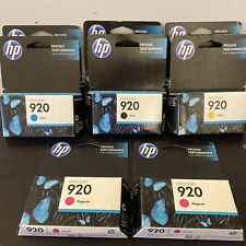 Lote de cartuchos de tinta HP 920 novo em folha EXP março de 2016. Duas de cada cor (8 no total) comprar usado  Enviando para Brazil