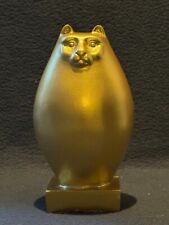 Bronzefigur katze gold gebraucht kaufen  Küstrin-Kietz