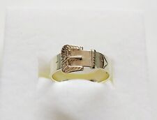 Anillo de oro amarillo 14K para damas anillo hecho a mano vintage, usado segunda mano  Embacar hacia Argentina