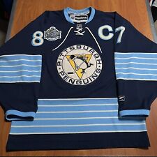 (LEIA) Camiseta clássica de inverno Reebok Sidney Crosby Pittsburgh Penguins 2011 NHL M comprar usado  Enviando para Brazil
