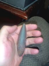 Autêntico artefato de ponta de flecha indiana de prumo sulcado de hematita Michigan comprar usado  Enviando para Brazil