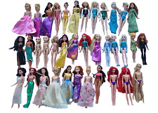 Lote de bonecas Barbie Disney Ariel Rapunzel congeladas Cinderela Bela Jasmim comprar usado  Enviando para Brazil