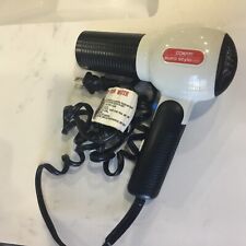 Vintage CONAIR Euro 1600 Folding Travel Hair Dryer Blower W/ Travel Case Chrome for sale  Shipping to South Africa