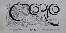 1898 cocorico cover d'occasion  Expédié en Belgium