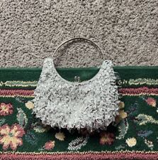 Silver sequin clutch for sale  Grand Rapids