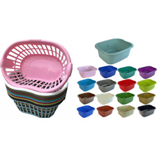 Laundry Basket Handle Storage Hamper & 11L Washing Bowl 34Ltr Hipster Plastic for sale  Shipping to South Africa