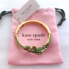 New Kate ks Spade Green Gator Bangle Bracelet, used for sale  Shipping to South Africa