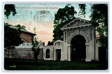 Cartão postal lembrança 1908 antiga entrada para Dundurn Castle, Hamilton Ontário Canadá comprar usado  Enviando para Brazil