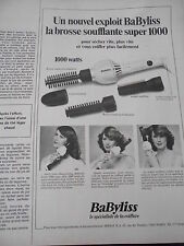 Publicité 1977 babyliss d'occasion  La Verpillière