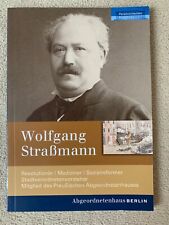 Wolfgang straßm broschüre gebraucht kaufen  Aachen