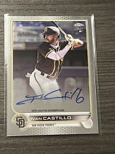 2022 Topps cromado Ivan Castillo novato auto de radiocontrol #RA-IC San Diego Padres segunda mano  Embacar hacia Argentina