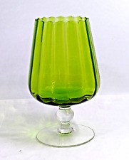 Vintage green glass for sale  Shipping to Ireland
