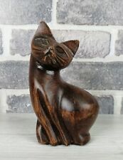 Gatto legno statuetta usato  Piombino