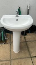 White vanity sink for sale  LONDON