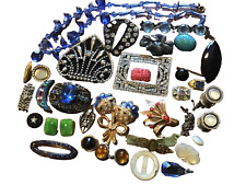 Used, HUGE 30PC ANTIQUE VICTORIAN ART DECO EDWARDIAN JEWELRY PARTS LOT~SEE DESCRIPTION for sale  Shipping to South Africa