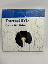 Driver de disco óptico DVD externo novo USB preto caixa aberta comprar usado  Enviando para Brazil