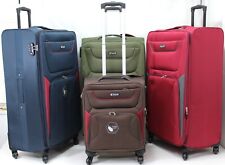 Large 4 Wheel Suitcase Expandable Lightweight Hand Luggage Travel Cabin Trolley, used for sale  Shipping to South Africa