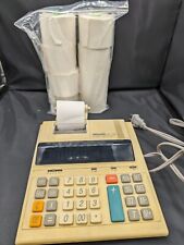 Máquina de agregar de escritorio vintage OLIVETTI HD 7100 calculadora de impresión papel extra segunda mano  Embacar hacia Argentina