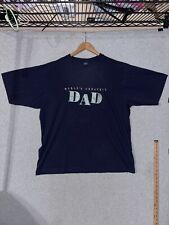 Camisa De Colección Worlds Greatest Dad Bordada Azul Marino Para Hombre L Regalo Día del Padre segunda mano  Embacar hacia Argentina