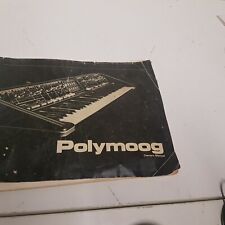 Polymoog manual d'occasion  Expédié en Belgium