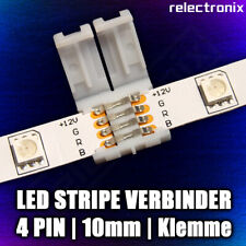5 Stück - LED RGB Stripe Schnellverbinder - 4 Pin - 10mm - Klemmen (Clips), usado comprar usado  Enviando para Brazil